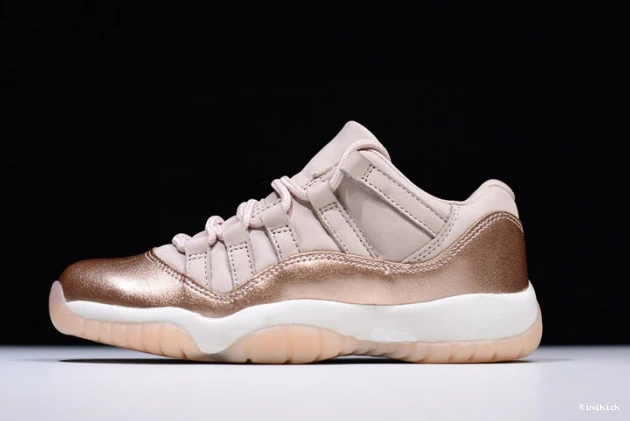 retro ah7860- WellDesigned 1767 jordan air 11 gold" "rose wmns 0607